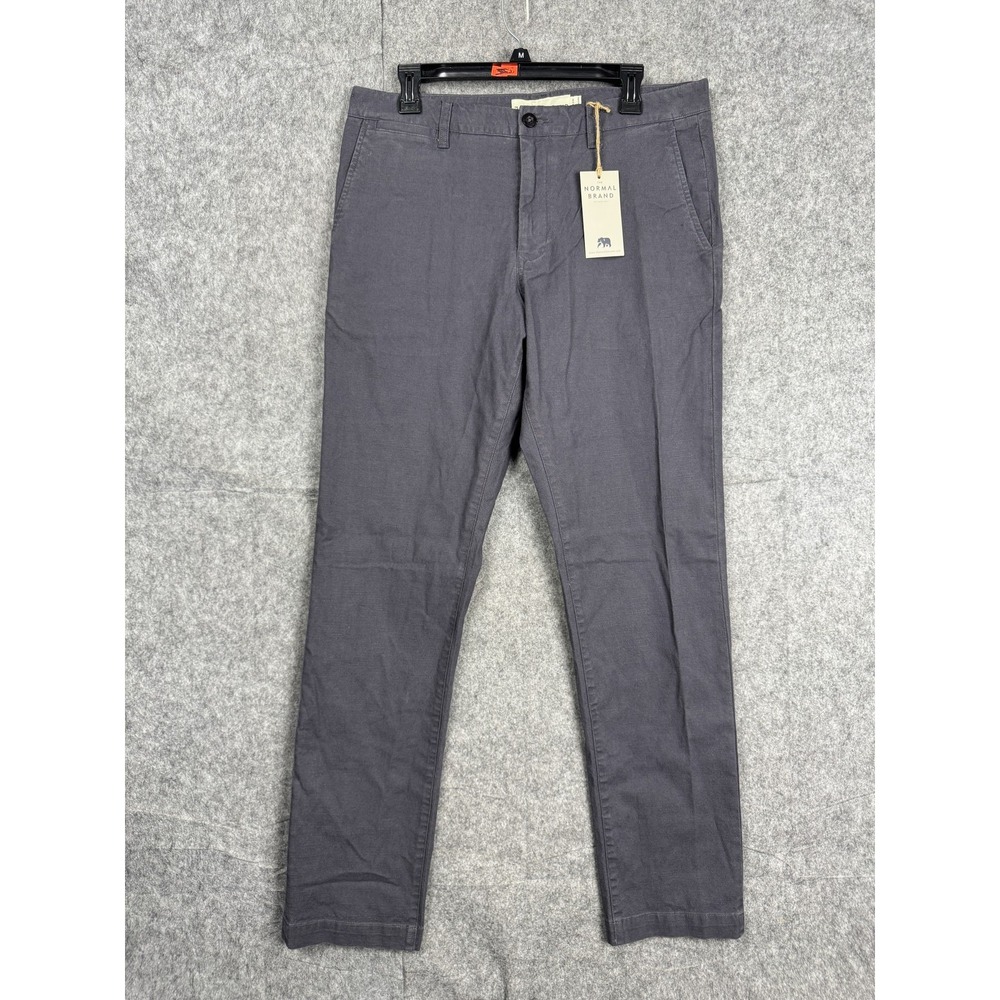 The Normal Brand Pants Mens 34x34 Stretch Chino Straight Fit Casual New